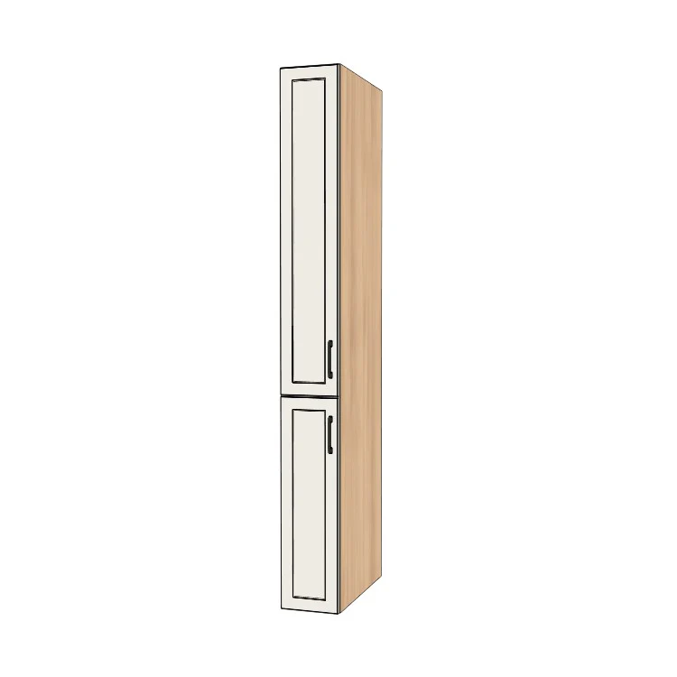 10" Wide Tall Pantry Cabinet - (Ply Wood Boxes - Painted Doors) 24 D