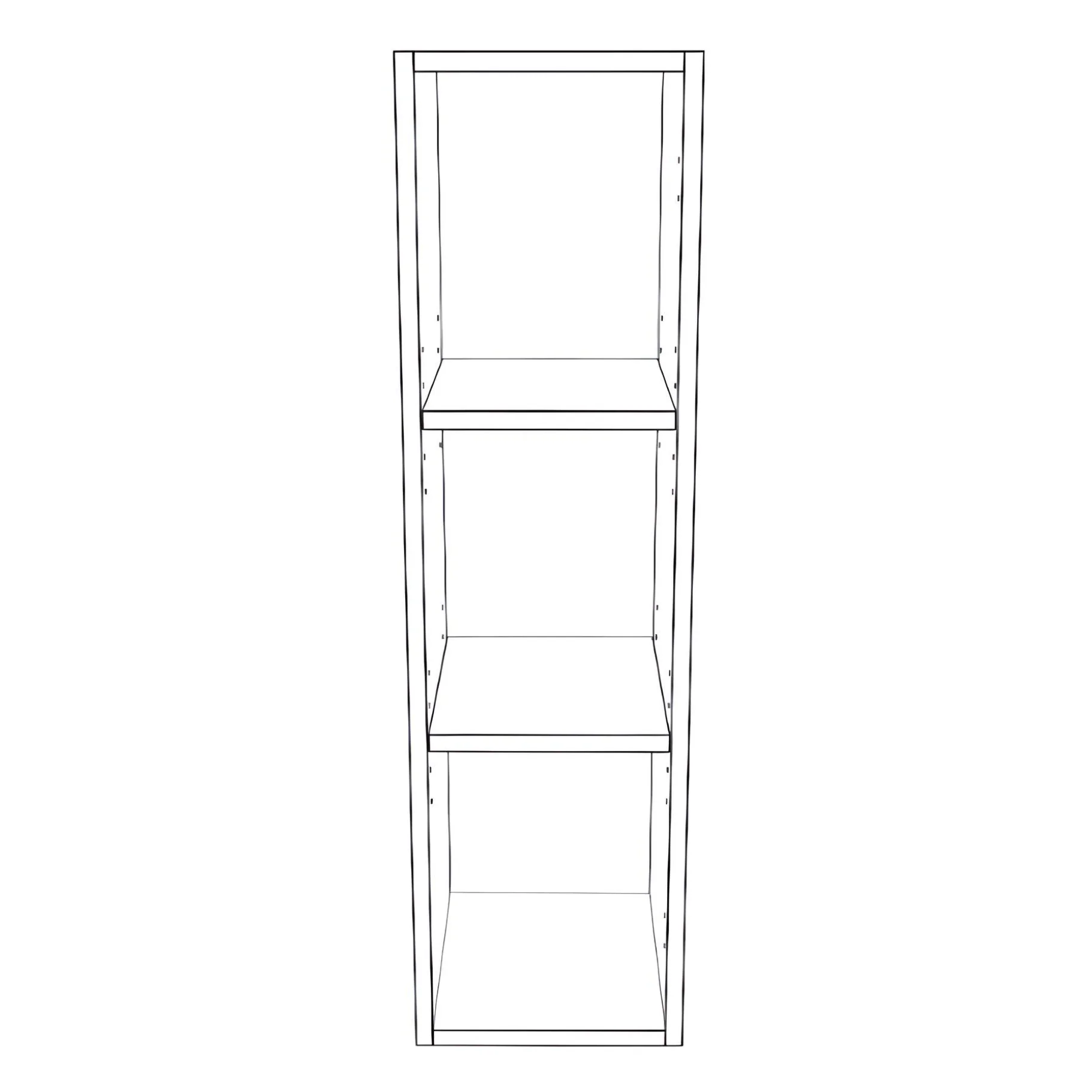 10" Wide x 36" High Wall Cabinet - Thermofoil Doors - Image 2