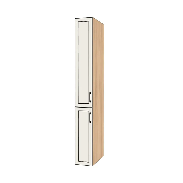 11" Wide Tall Pantry Cabinet - (Ply Wood Boxes - Thermofoil Doors) 24 D