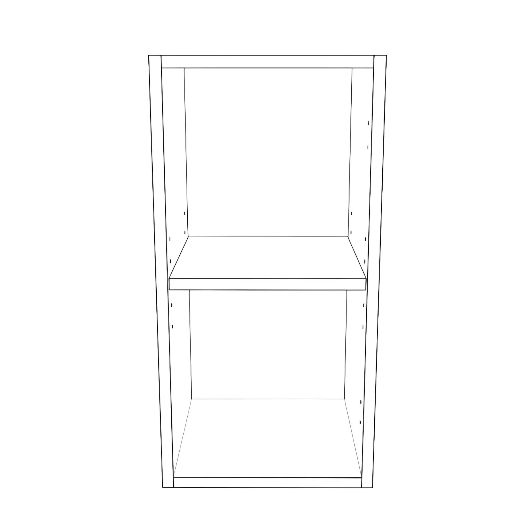 12" Wide x 24" High Wall Cabinet - Painted Doors - Image 2