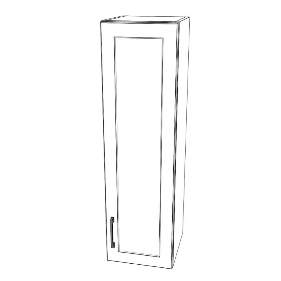 12" Wide x 42" High Wall Cabinet - Painted Doors
