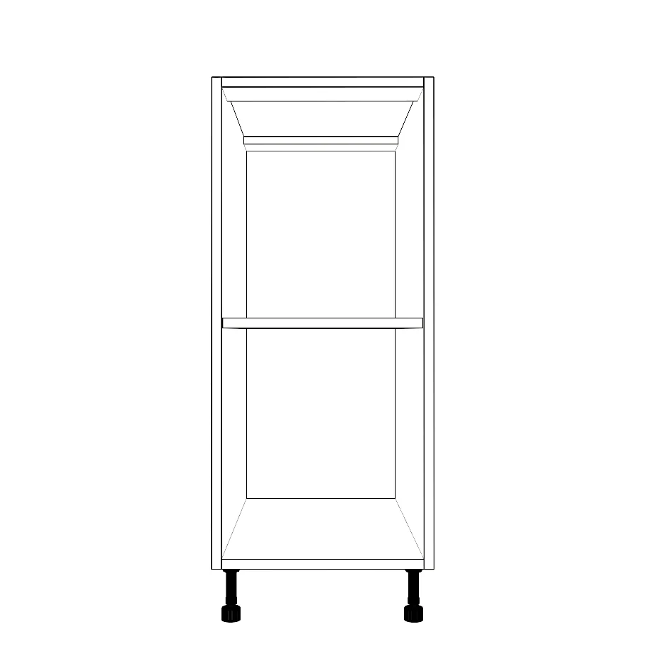 14" Wide Base Cabinet - Painted Doors - Image 2