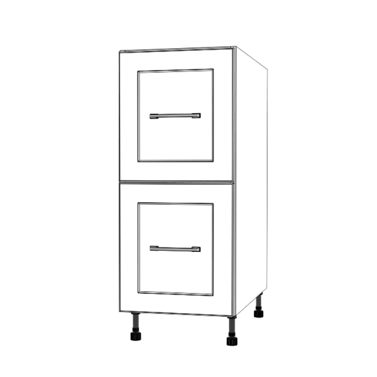 14" Wide Drawer Cabinet - Thermofoil Doors - Image 5