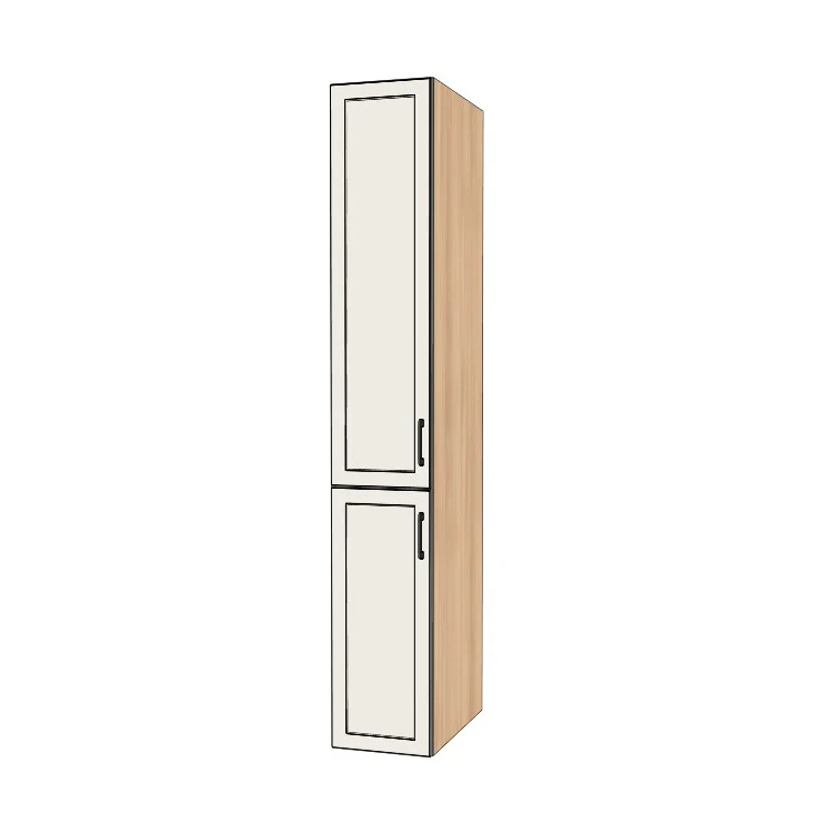 14" Wide Tall Pantry Cabinet - (Ply Wood Boxes - Thermofoil Doors) 24 D