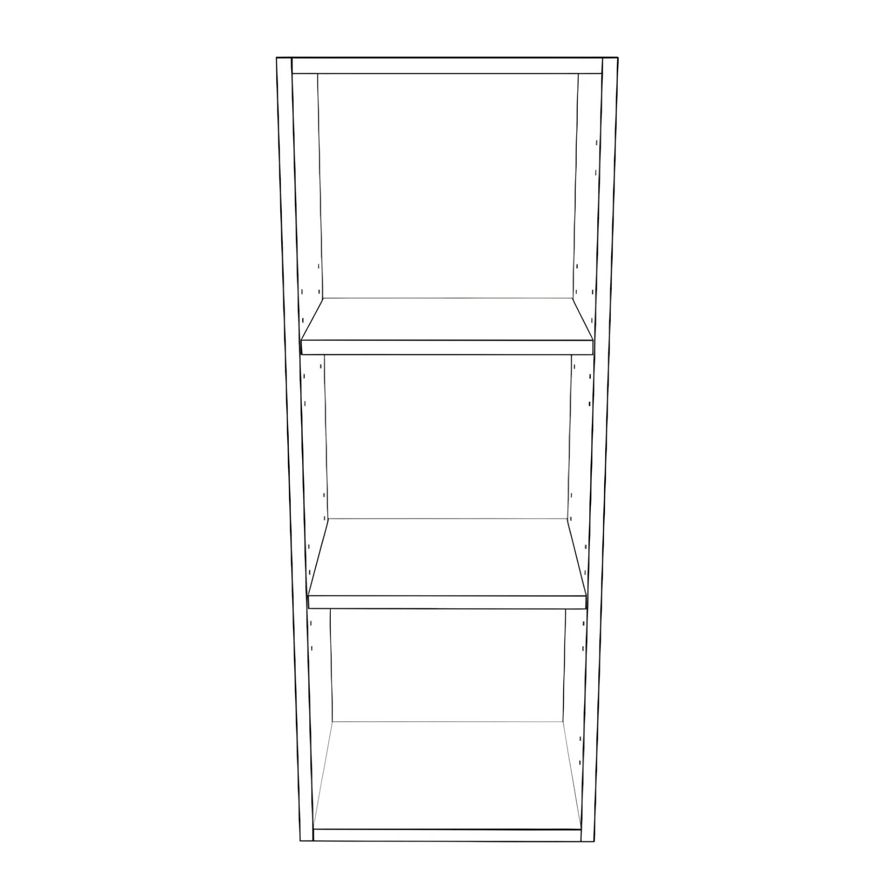14" Wide x 36" High Wall Cabinet - Thermofoil Doors - Image 2
