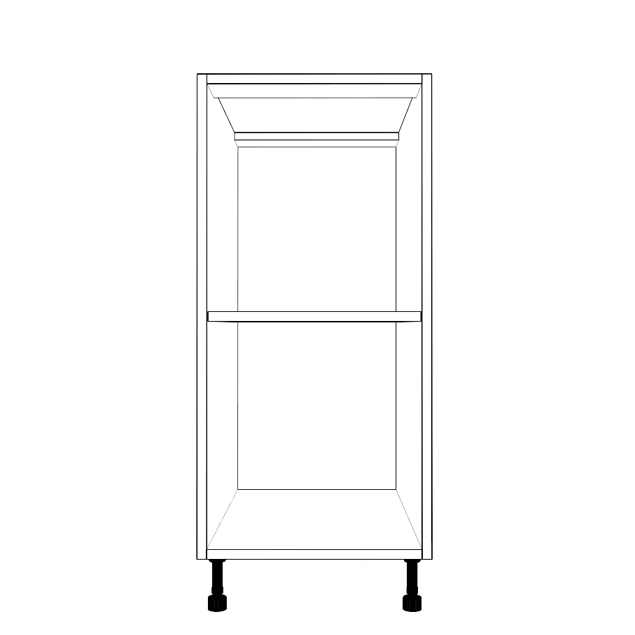 15" Wide Base Cabinet - Painted Doors - Image 2