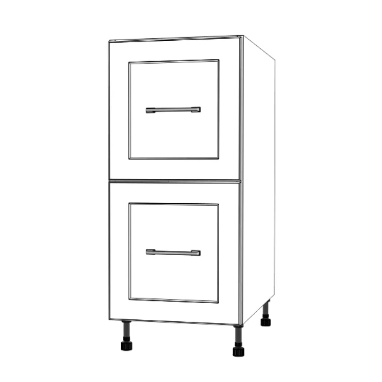 15" Wide Drawer Cabinet - Thermofoil Doors - Image 5