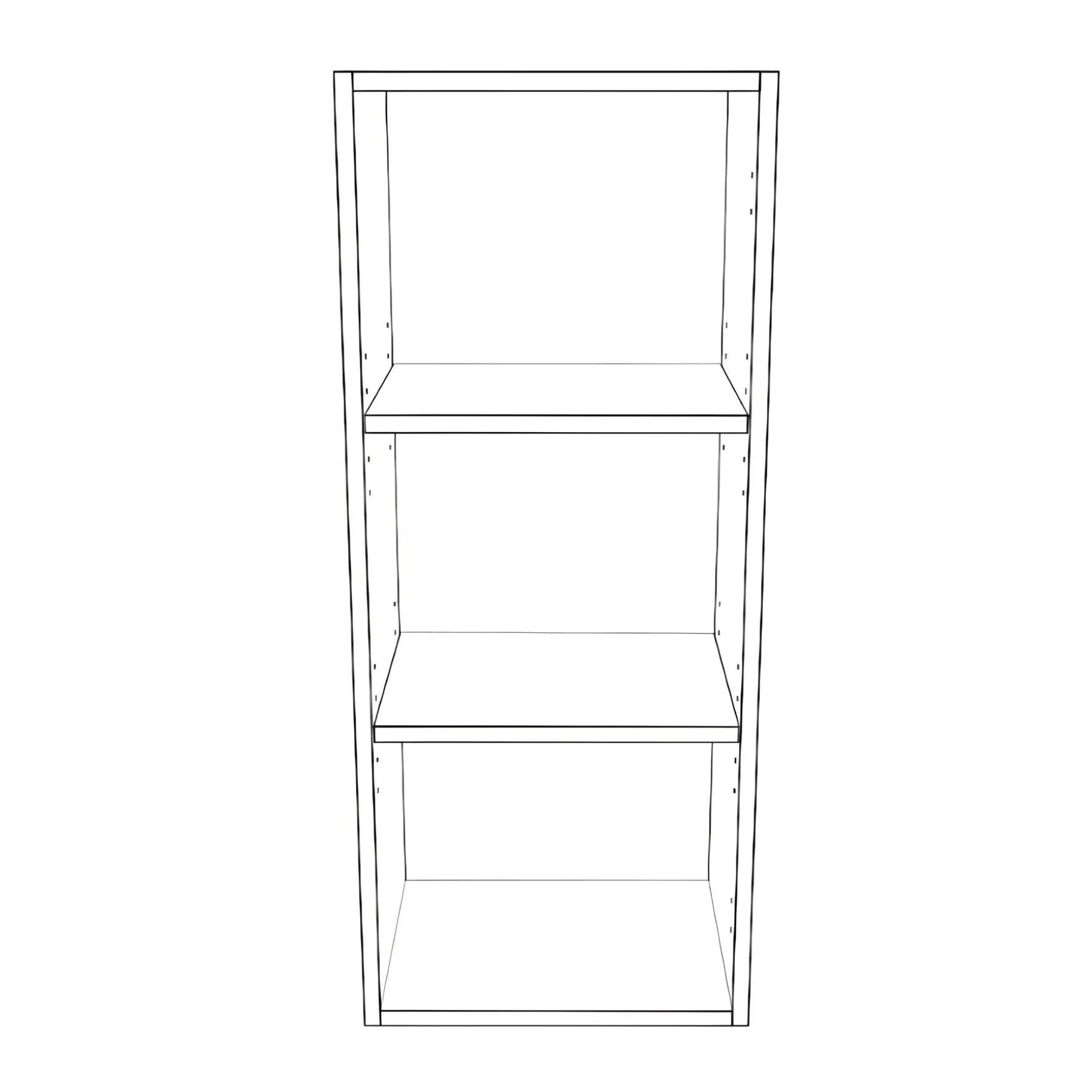 15" Wide x 36" High Wall Cabinet - Thermofoil Doors - Image 2