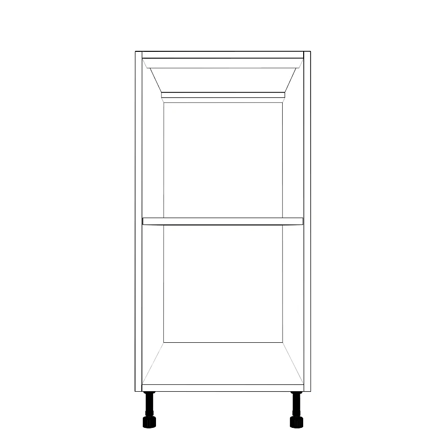 16" Wide Base Cabinet - Painted Doors - Image 2