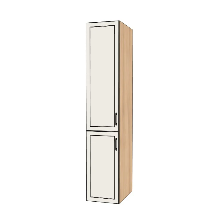 17" Wide Tall Pantry Cabinet - (Ply Wood Boxes - Painted Doors) 24 D