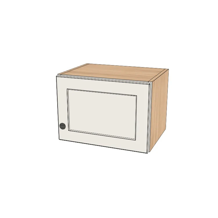 17" Wide x 12" High Wall Cabinet - (Hardrock Maple Boxes - Thermofoil Doors)