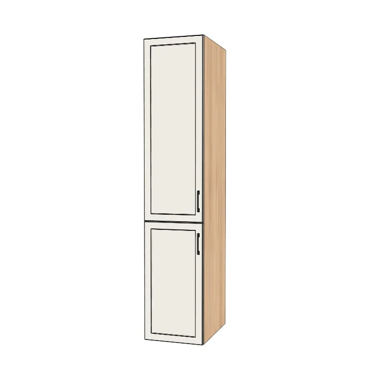 18" Wide Tall Pantry Cabinet - (Ply Wood Boxes - Thermofoil Doors) 24 D
