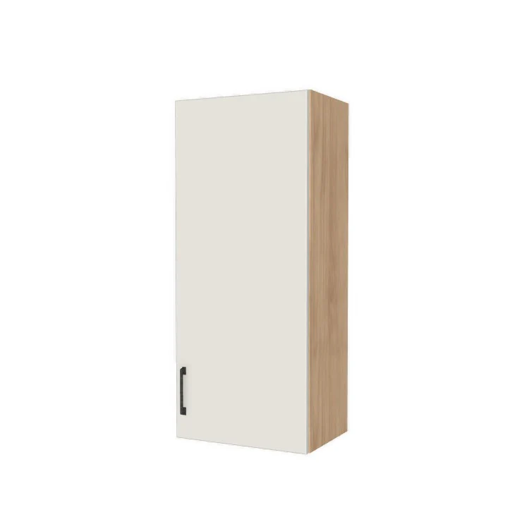18" Wide x 42" High Wall Cabinet - (Hardrock Maple Melamine Boxes - Flat Panel Doors)