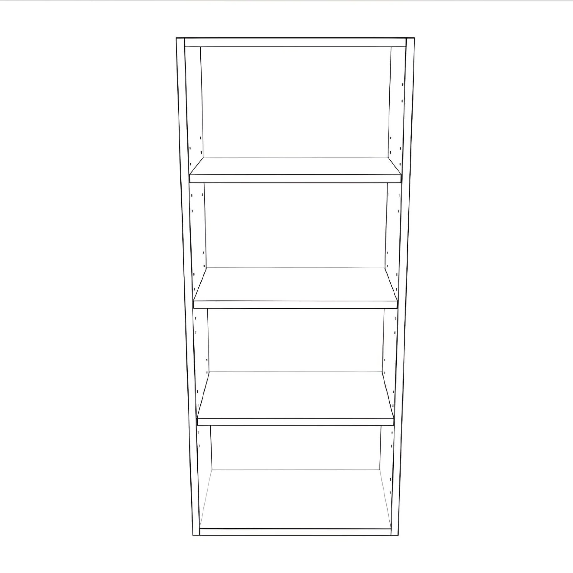 18" Wide x 42" High Wall Cabinet - Painted Doors - Image 2