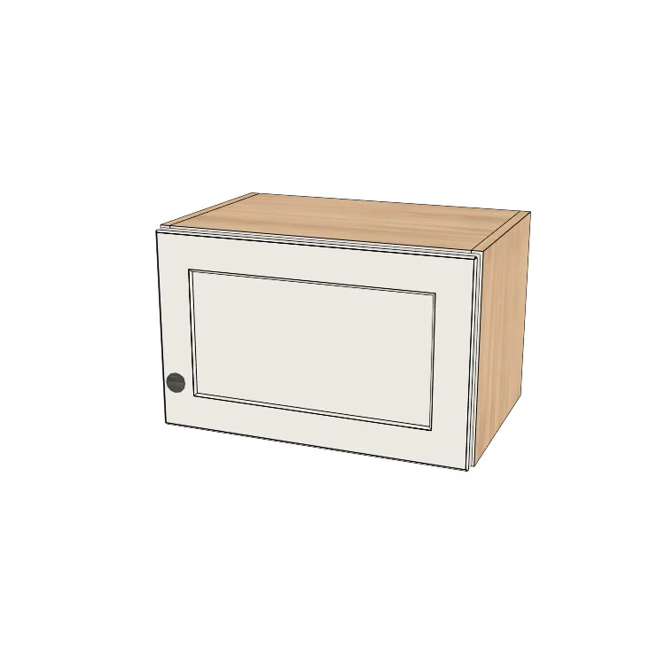 19" Wide x 12" High Wall Cabinet - (Hardrock Maple Boxes - Thermofoil Doors)