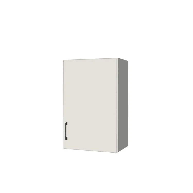 19" Wide x 30" High Wall Cabinet - (White Melamine Boxes - Flat Panel Doors)