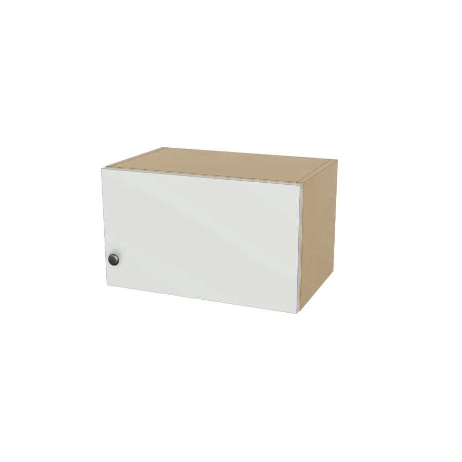 20" Wide x 12" High Wall Cabinet - (Hardrock Maple Boxes - Flat Panel Doors)