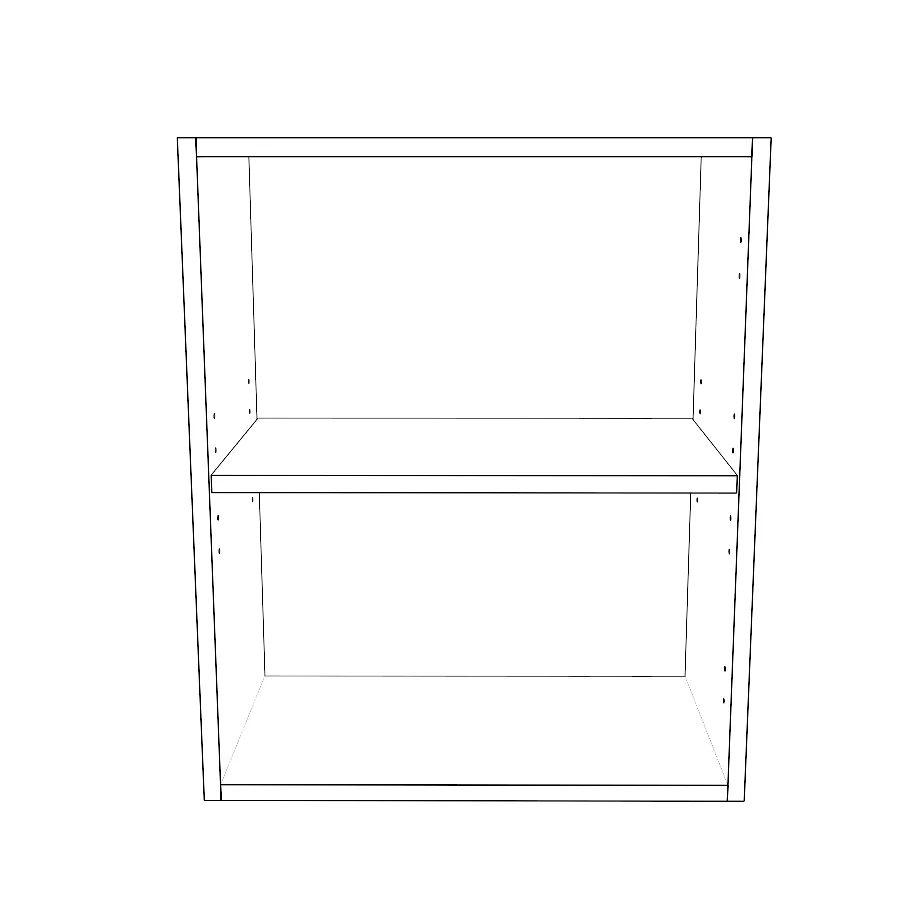 20" Wide x 24" High Wall Cabinet - Thermofoil Doors - Image 2