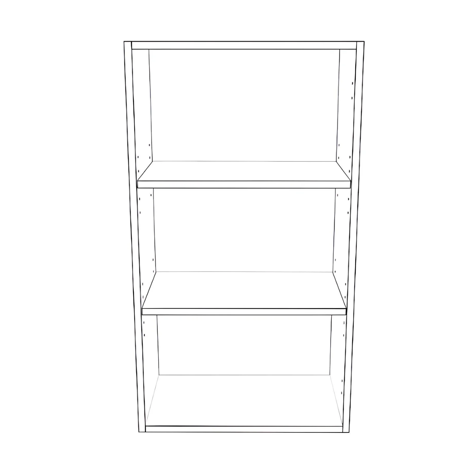 20" Wide x 36" High Wall Cabinet - Painted Doors - Image 2