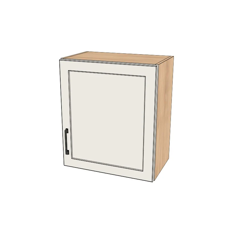21" Wide x 24" High Wall Cabinet - (Hardrock Maple Melamine Boxes - Painted Doors)