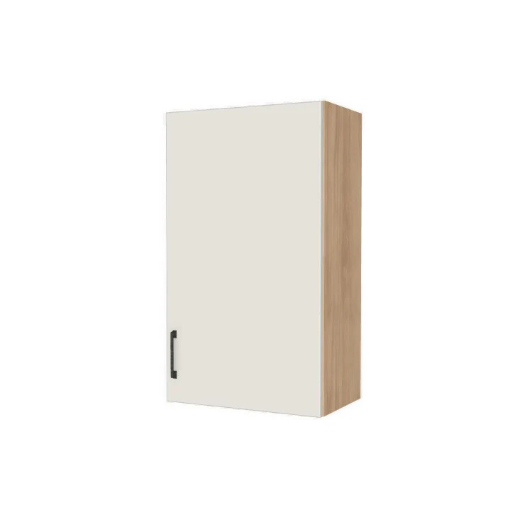 21" Wide x 36" High Wall Cabinet - (Hardrock Maple Melamine Boxes - Flat Panel Doors)