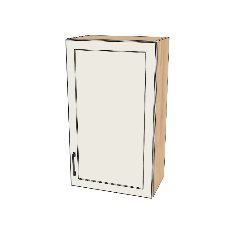 21" Wide x 36" High Wall Cabinet - (Hardrock Maple Melamine Boxes - Thermofoil Doors)