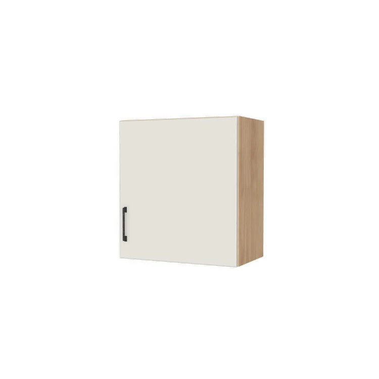 22" Wide x 24" High Wall Cabinet - (Hardrock Maple Melamine Boxes - Flat Panel Doors)