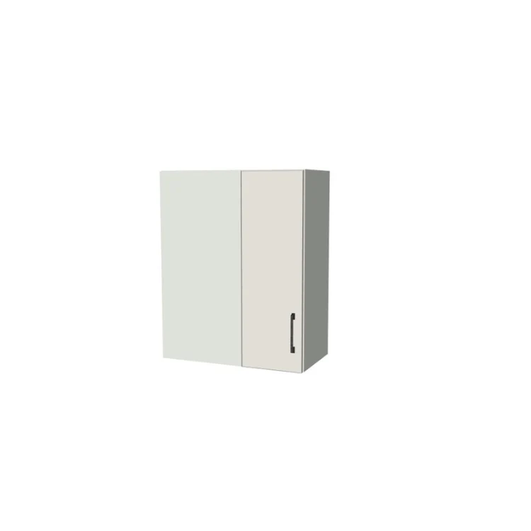 24" Wide 30" High Blind Corner Wall Cabinet - Door on Right/Left Side - (White Melamine Boxes - Flat Panel Doors)
