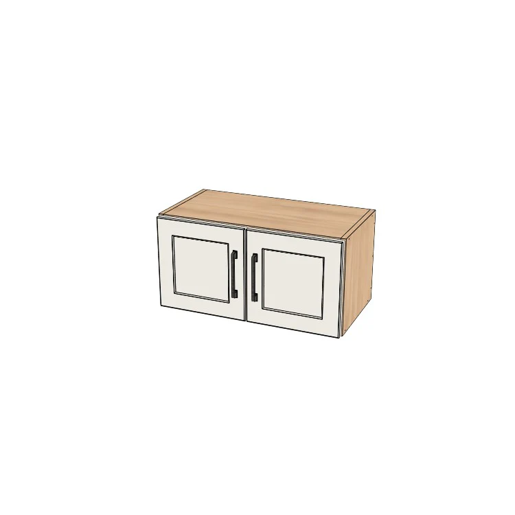 24" Wide x 12" High Fridge/Stove Cabinet - (Ply Wood Boxes - Painted Doors)