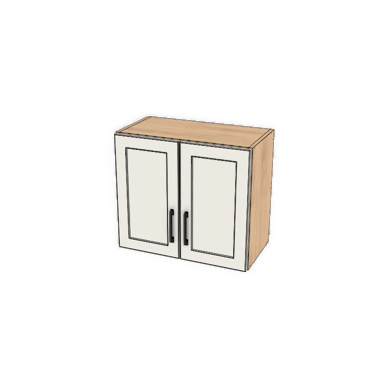 24" Wide x 21" High Fridge/Stove Cabinet - (Ply Wood Boxes - Thermofoil Doors)