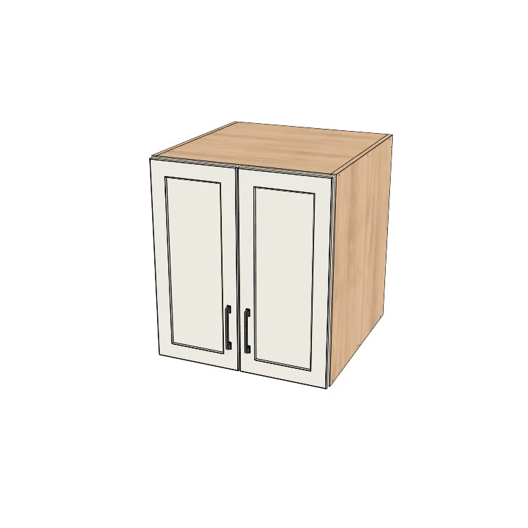 24" Wide x 27" High x 24" Deep Fridge/Stove Cabinet - (Ply Wood Boxes - Thermofoil Doors)
