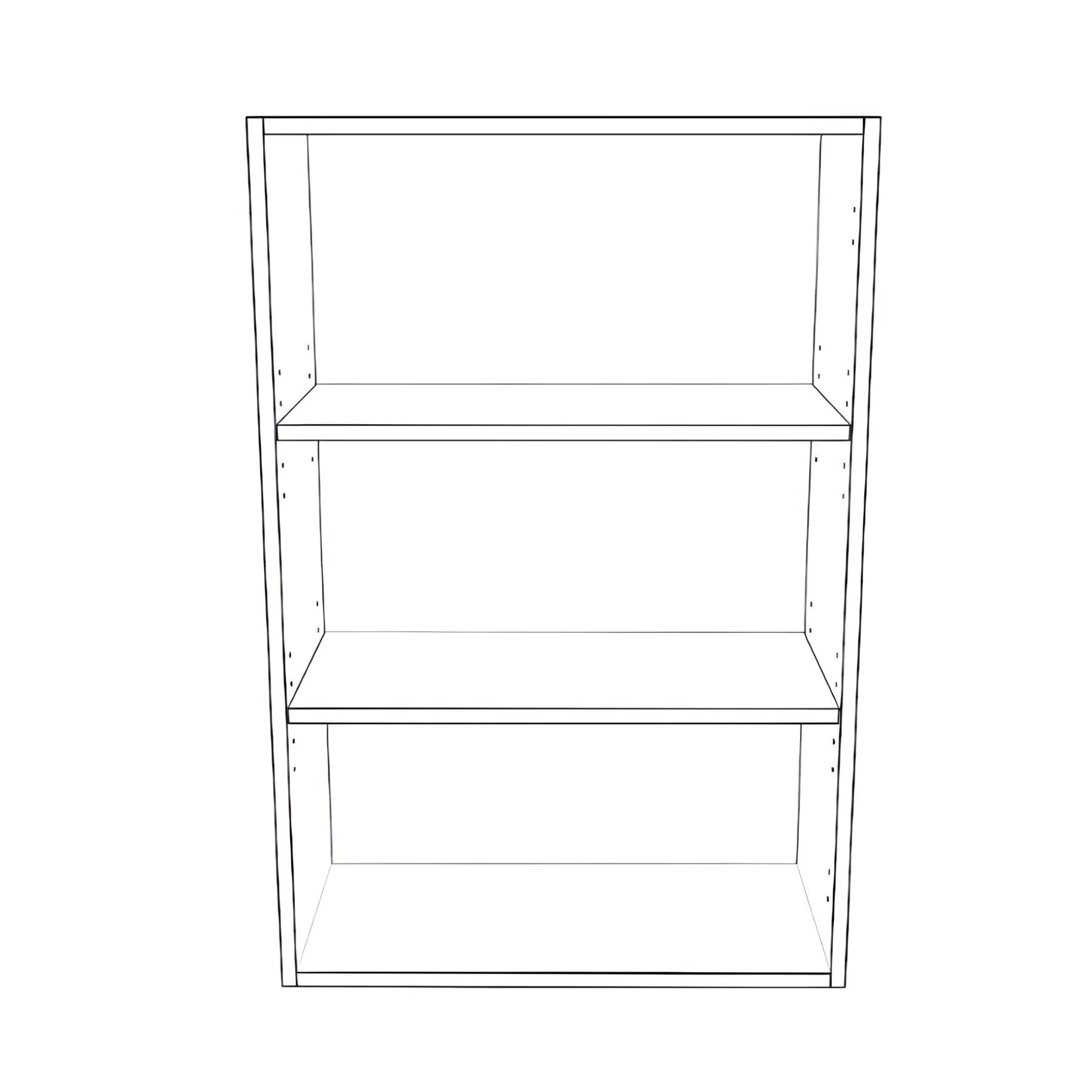 24" Wide x 36" High Wall Cabinet - Painted Doors - Image 2