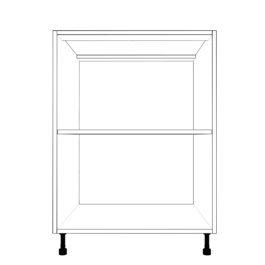25" Wide Base Cabinet - Thermofoil Doors - Image 2
