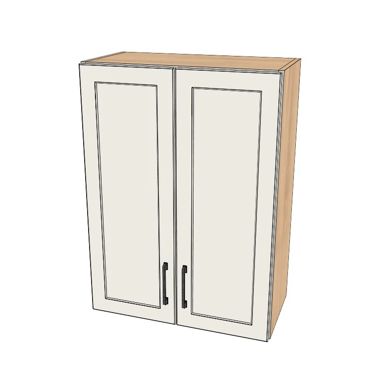 25" Wide x 34" High Wall Cabinet - (Ply Wood Boxes - Painted Doors)