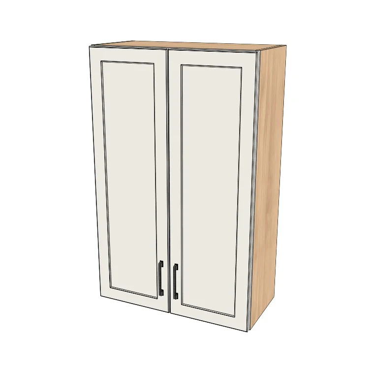 27" Wide x 42" High Wall Cabinet - (Ply Wood Boxes - Painted Doors)