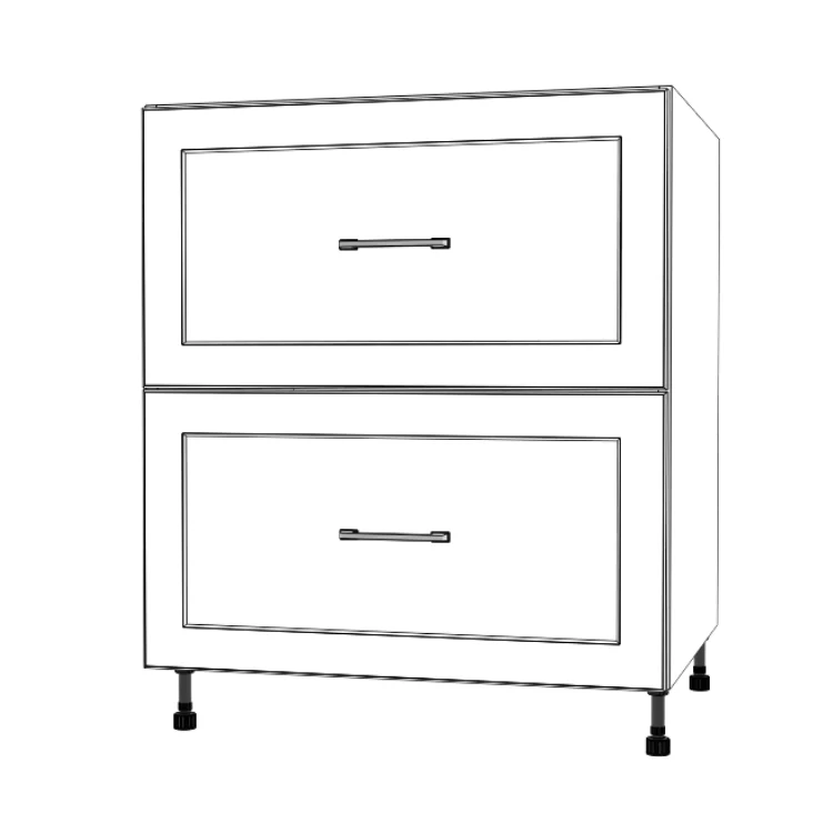 29" Wide Drawer Cabinet - Thermofoil Doors - Image 5