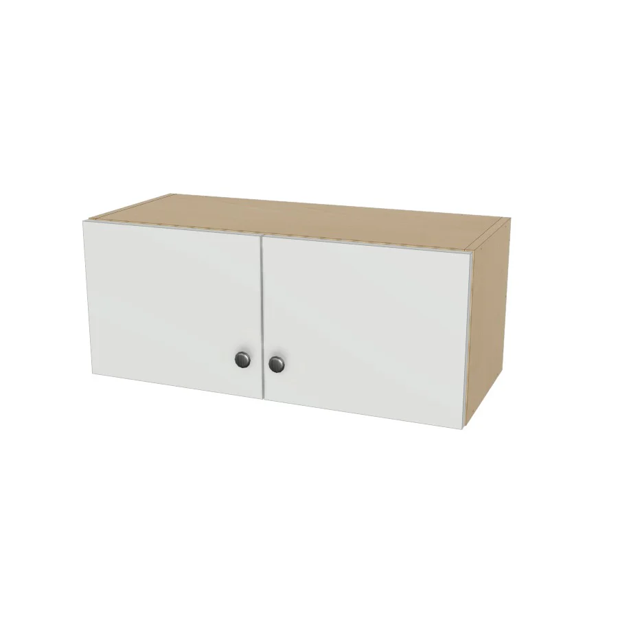 29" Wide x 12" High Wall Cabinet - (Ply Wood Boxes - Flat Panel Doors)