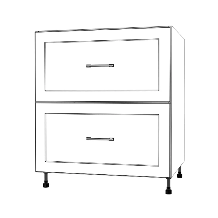 30" Wide Drawer Cabinet - Thermofoil Doors - Image 5