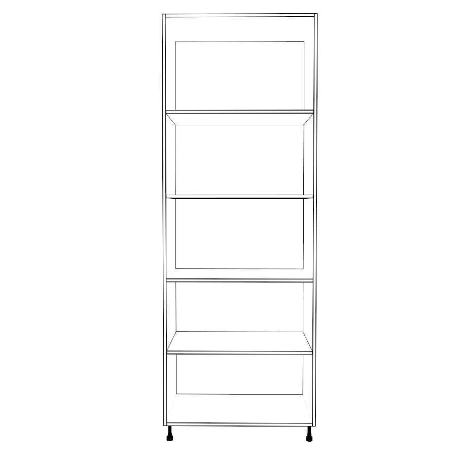 32" Wide Tall Pantry Cabinet - Painted Doors - Image 2