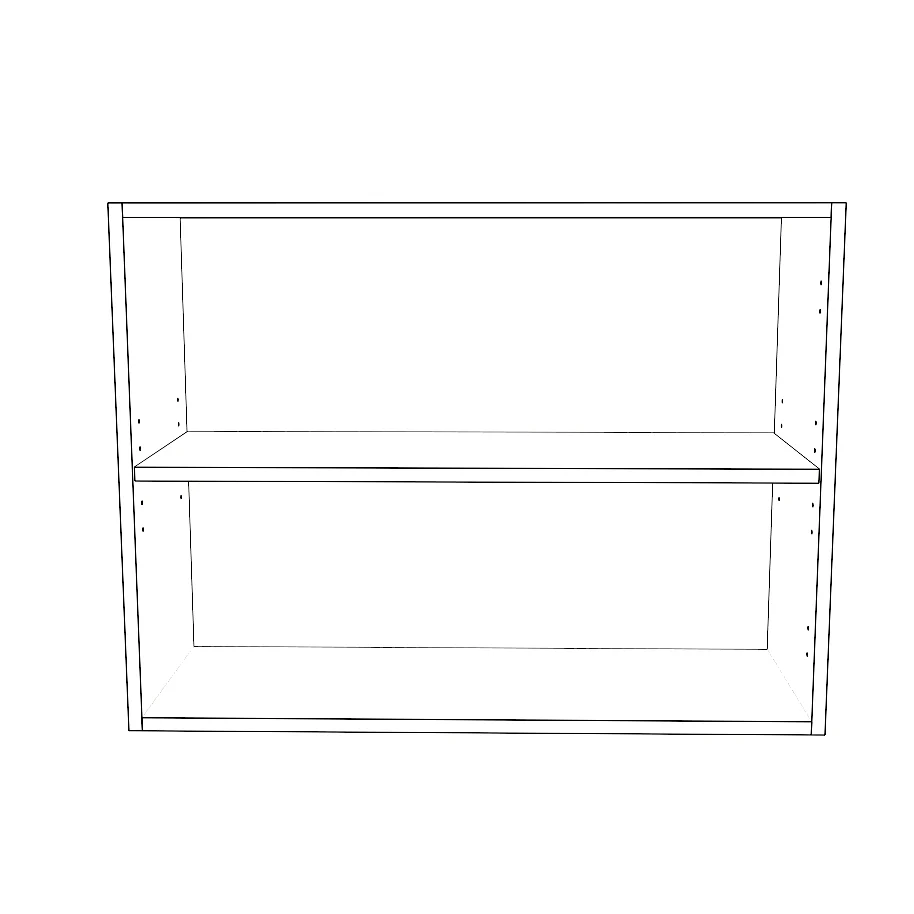 32" Wide x 24" High Wall Cabinet - Painted Doors - Image 2