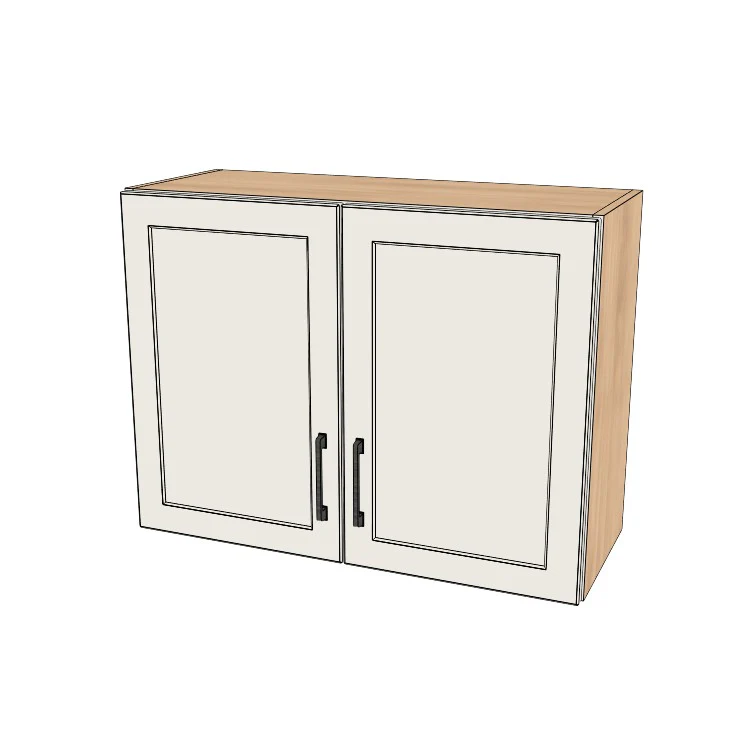 32" Wide x 24" High Wall Cabinet - (Ply Wood Boxes - Thermofoil Doors)