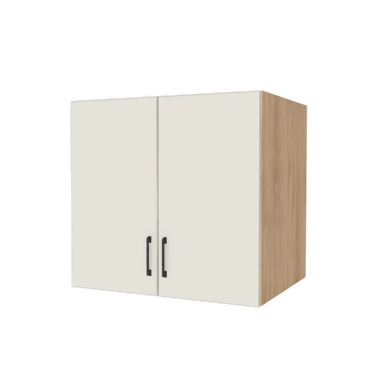 32" Wide x 30" High x 24" Deep Fridge/Stove Cabinet - (Hardrock Maple Melamine Boxes - Flat Panel Doors)