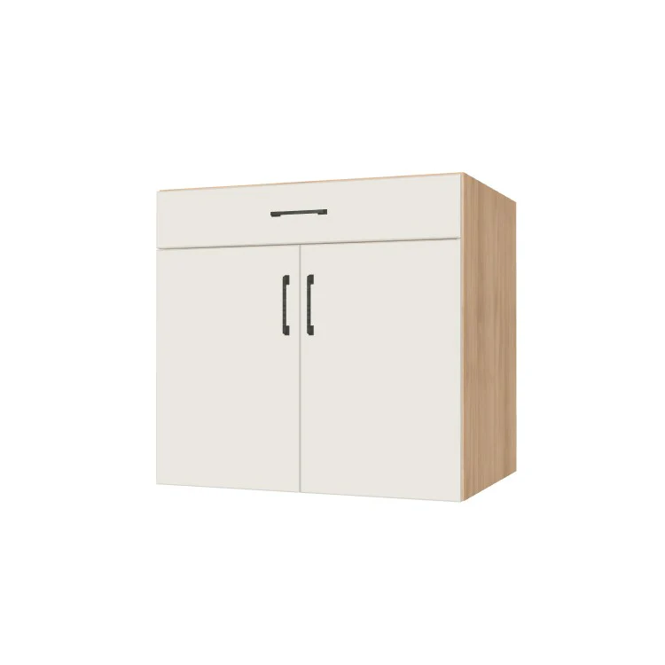 33" Wide Base Cabinet With Drawer On Top - (Ply Wood Boxes - Flat Panel Doors)