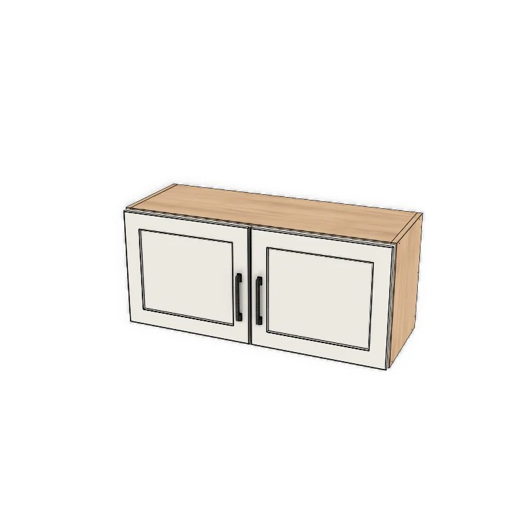 34" Wide x 15" High Fridge/Stove Cabinet - (Ply Wood Boxes - Painted Doors)