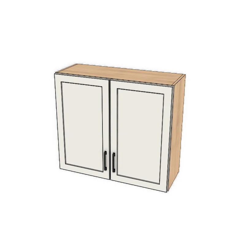 34" Wide x 30" High Fridge/Stove Cabinet - (Ply Wood Boxes - Painted Doors)