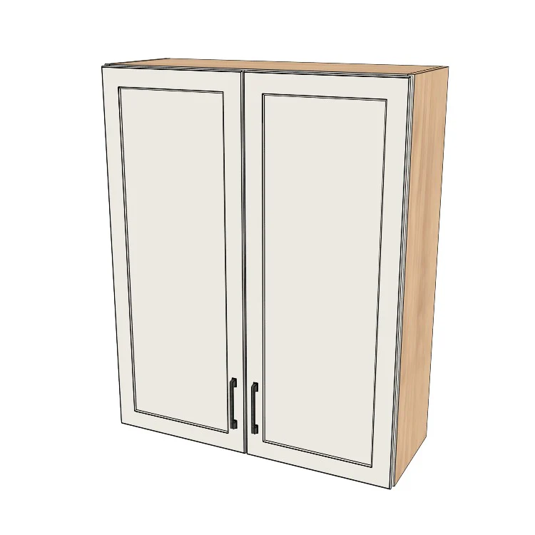 34" Wide x 42" High Wall Cabinet - (Ply Wood Boxes - Thermofoil Doors)
