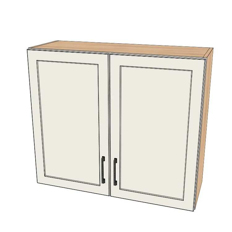 35" Wide x 30" High Wall Cabinet - (Ply Wood Boxes - Thermofoil Doors)