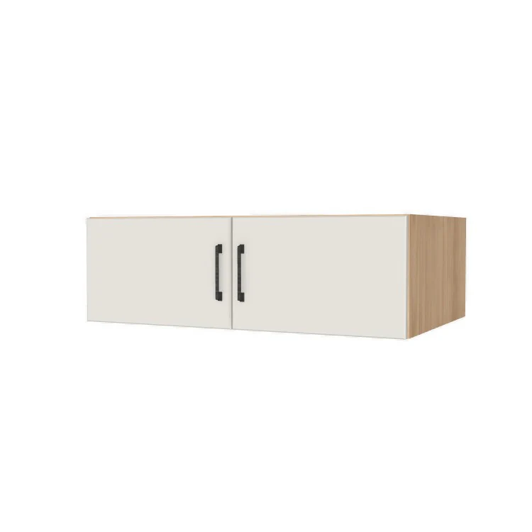 38" Wide x 12" High x 24" Deep Fridge/Stove Cabinet - (Ply Wood Boxes - Flat Panel Doors)