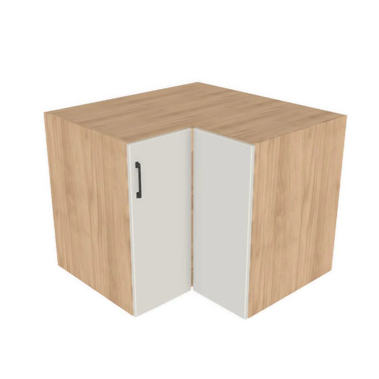 38x38" L Shape Base Corner Cabinet - (Ply Wood Boxes - Flat Panel Doors)