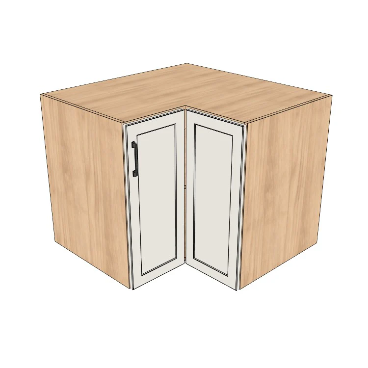 38x38" L Shape Base Corner Cabinet - (Ply Wood Boxes - Thermofoil Doors)